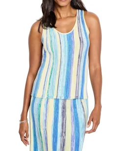 Women NIC+ZOE Petite Coast Crush Knit Tank