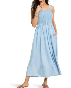 NIC+ZOE Petite Denim Sarah Dress Mid Wash Discount