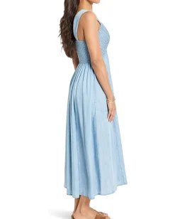 NIC+ZOE Petite Denim Sarah Dress Mid Wash Discount