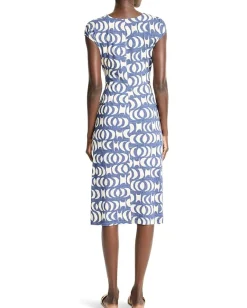NIC+ZOE Petite Lunar Eclipse Wren Dress Indigo Multi Clearance