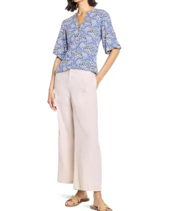 NIC+ZOE Petite Ocean Jewel Top Blue Multi Best