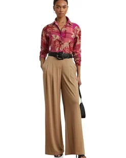 Women Lauren Ralph Lauren Petite Relaxed Fit Floral Linen Shirt