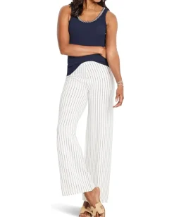 NIC+ZOE Petite Shimmer Trimmed Tank Dark Indigo Online