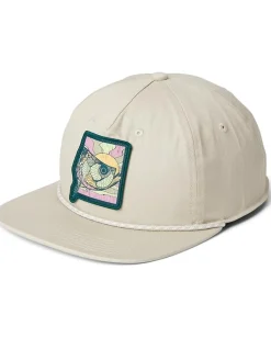 Columbia Pfg Back Tack Snap Back Dark Stone/Sunset Fish Graphic Best