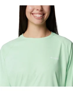 Columbia PFG Tidal Deflector™ Long Sleeve Ocean Mint Outlet