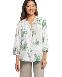 NYDJ Pintuck Blouse alicia glen Outlet