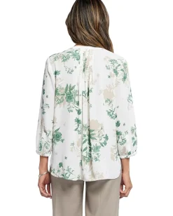 NYDJ Pintuck Blouse alicia glen Outlet