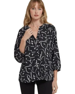 NYDJ Pintuck Blouse Les Mureaux Discount