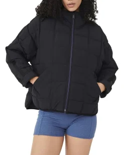 FP Movement Pippa Packable Puffer Jacket Black New