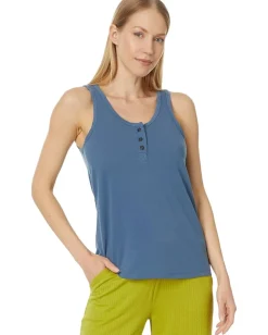Toad&Co Piru Henley Tank Pacific Blue