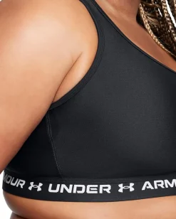 Women Under Armour Plus Size Crossback Mid Impact Bra