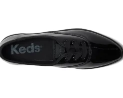 Keds Point Lace Up Black/Black Patent Leather Best
