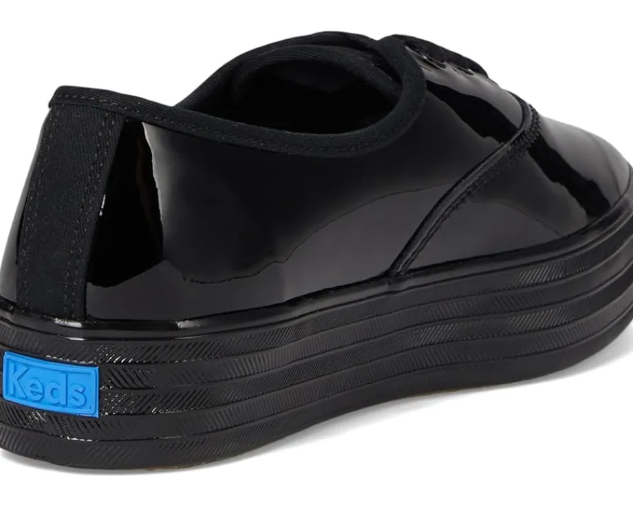 Keds Point Lace Up Black/Black Patent Leather Best