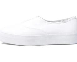 Keds Point Slip On White Canvas Sale