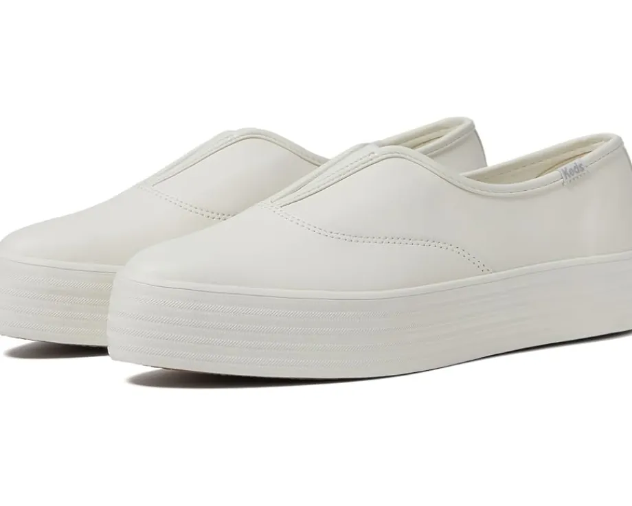 Keds Point Slip On White Leather Sale