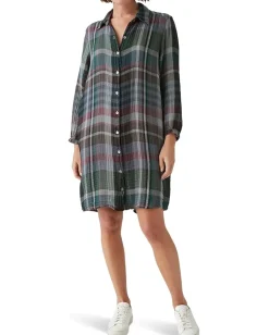 Women Michael Stars Polly Balloon Sleeve Shirtdress