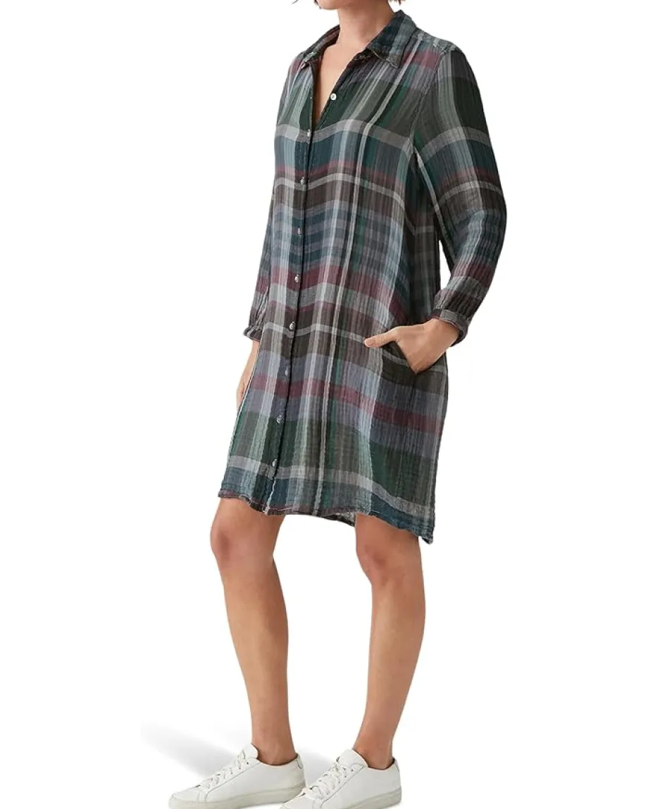 Women Michael Stars Polly Balloon Sleeve Shirtdress