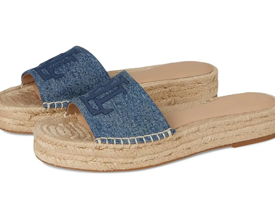 Women Lauren Ralph Lauren Polly Washed Denim Espadrille