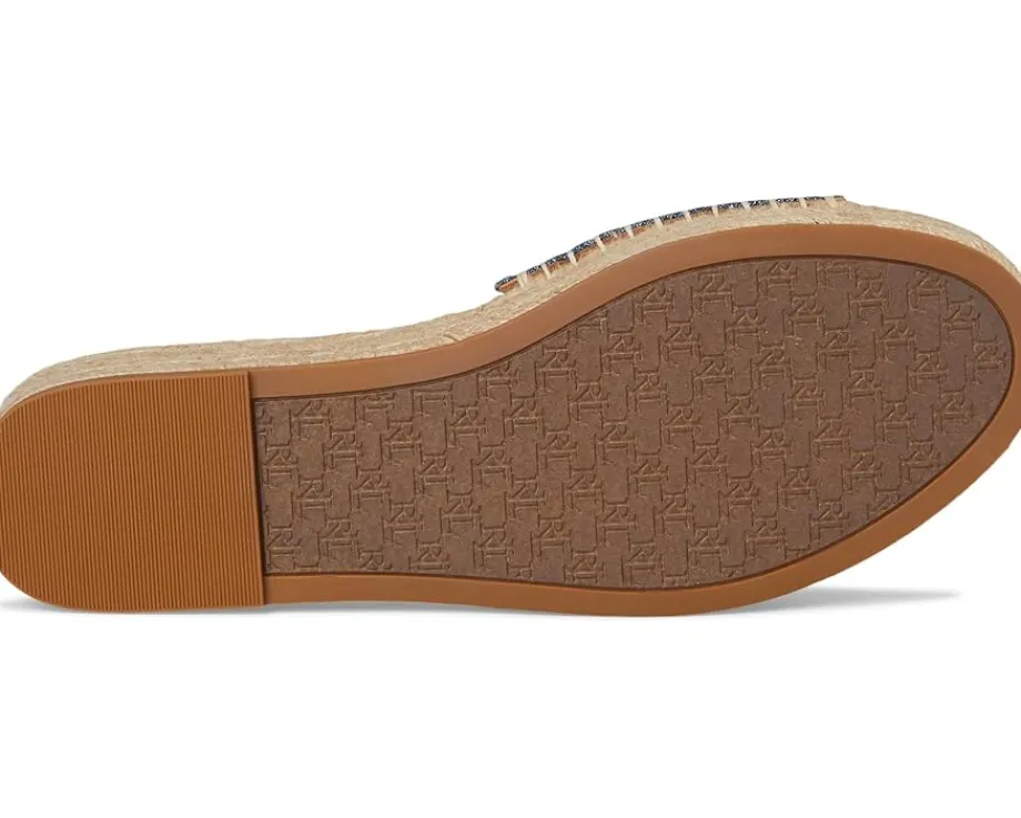 Women Lauren Ralph Lauren Polly Washed Denim Espadrille