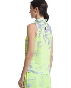 Jamie Sadock Popcorn Crunchie Sleeveless Top Glow New