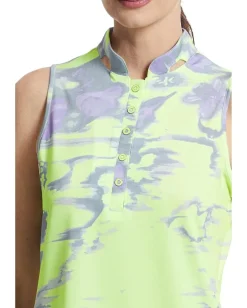 Jamie Sadock Popcorn Crunchie Sleeveless Top Glow New