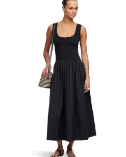 Madewell Poplin Knit Mixy Jet Black Best