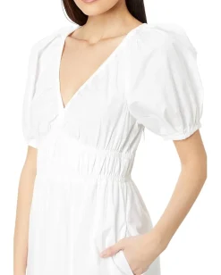 Women Vineyard Vines Poplin V-Neck Midi Dress