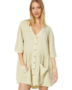 Women Rip Curl Premium Linen Dress