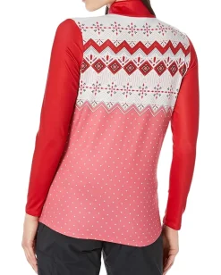 Women Hot Chillys Premium Zip-T