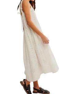 Free People Primavera Eyelet Midi White