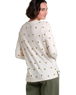 Women Toad&Co Primo Long Sleeve Crew Embroidered