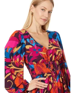 Women Adrianna Papell Printed Short Flounce Dress
