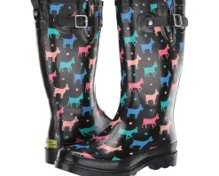 Women Western Chief Printed Tall Rain Boot