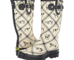 Women Western Chief Printed Tall Rain Boot