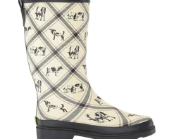 Women Western Chief Printed Tall Rain Boot