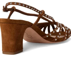 Women Loeffler Randall Priscilla Lattice Slingback Mid-heel Sandal