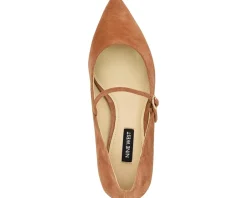 Nine West Prix Medium Brown Suede Hot