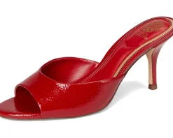 Vince Camuto Prynn High Heel Mule Sandal Flame Clearance