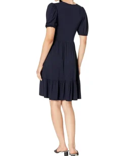 Women Karen Kane Puff Sleeve Tiered Dress