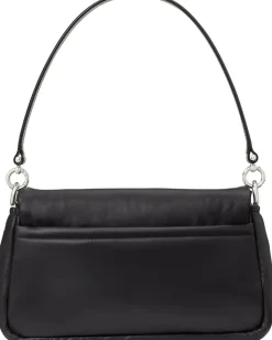 Kate Spade New York Puffed Puffy Fabric Lola Convertible Crossbody Black Outlet