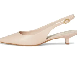 Franco Sarto Pura Slingback Shoes Blush Pink Leather