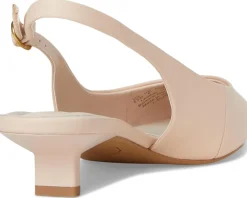 Franco Sarto Pura Slingback Shoes Blush Pink Leather