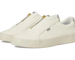 Keds Pursuit Zip Egret/Black Leather Outlet