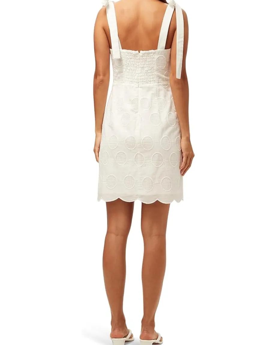Trina Turk Pyle Dress Whitewash Discount
