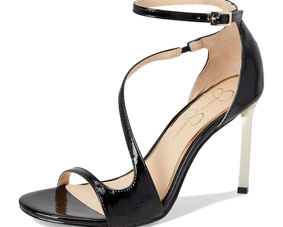 Women Jessica Simpson Qamille Asymmetrical High Heel Sandals