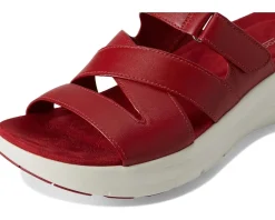 Rockport Qwyn Red Leather Hot