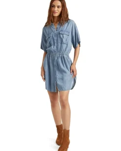Splendid Racquel Mini Dress Indigo Sale