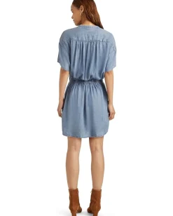 Splendid Racquel Mini Dress Indigo Sale