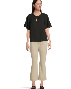 Women CeCe Raglan Flutter Sleeve Blouse