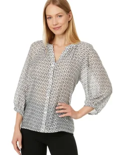 Women Vince Camuto Raglan Sleeve Button Down Blouse
